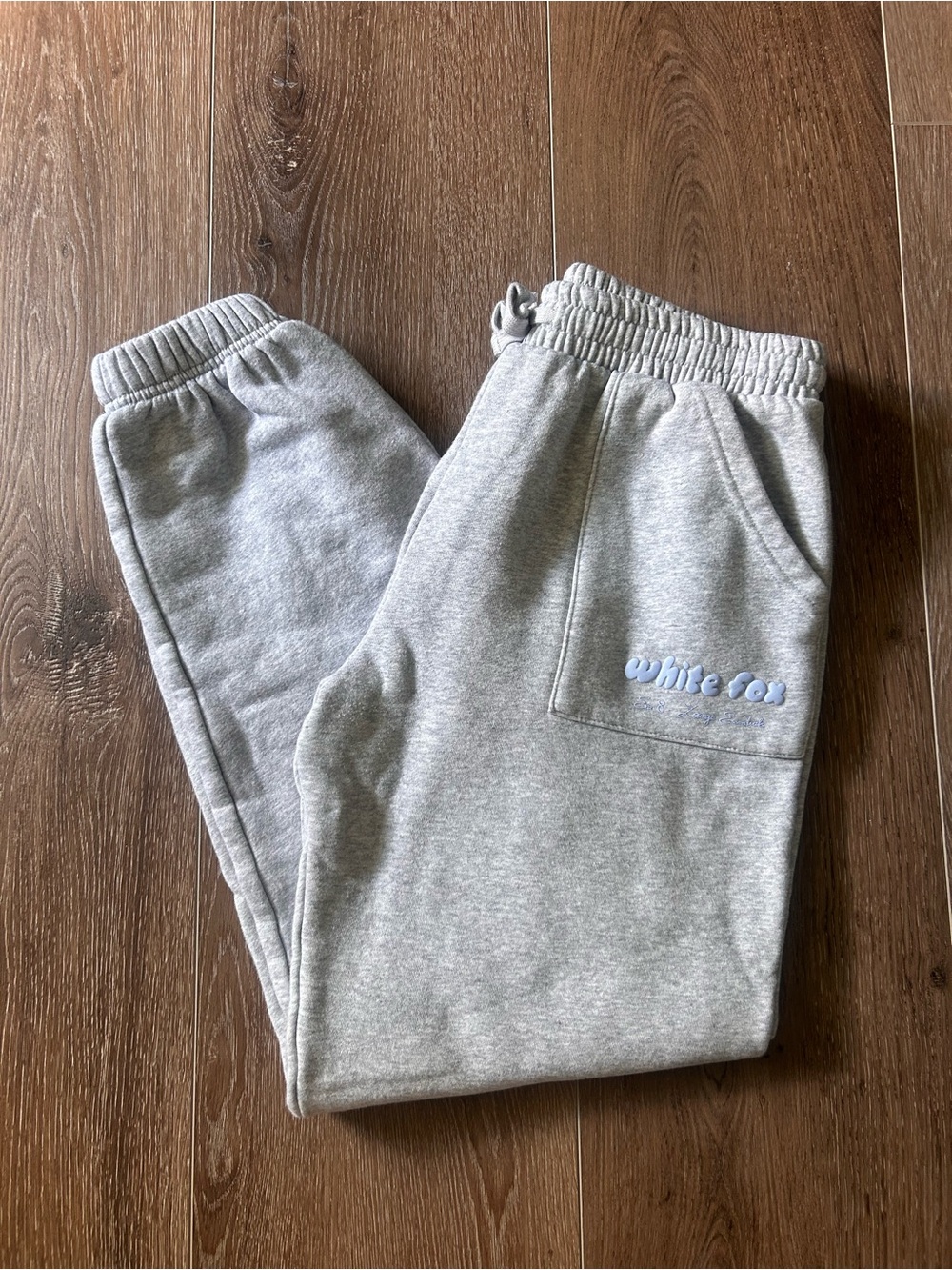 Women’s Gray Cozy Sweatpants with Elastic Waist